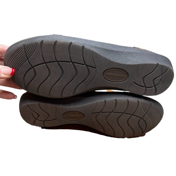 EARTH ORIGINS Leslie Women's 9.5W Leather Slip On Ballet Flats Shoes *READ* - Picture 11 of 16